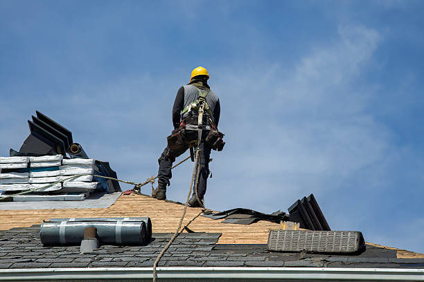 Professional Roof Replacement technician working in Atomic City, ID